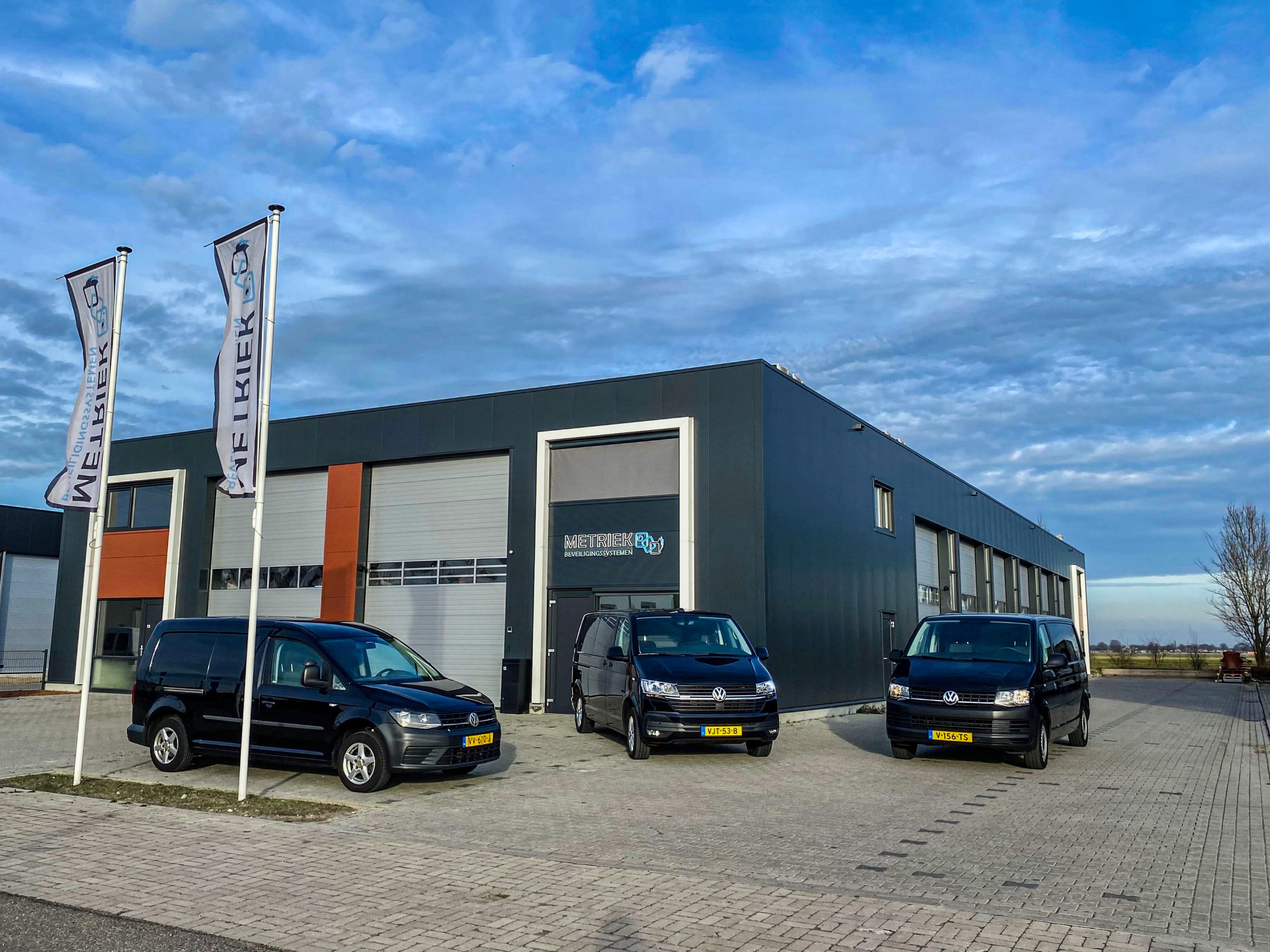 Metriek beveiligingssystemen pand en bussen